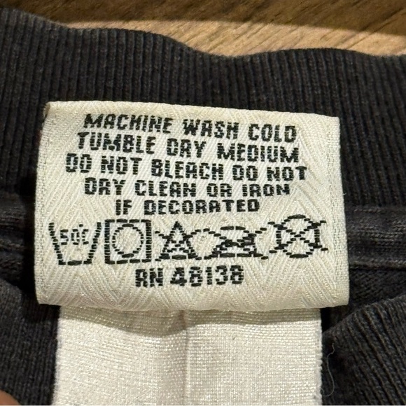 Nutmeg Vintage Medium Black MLB Pittsburgh Pirates T-Shirt Single Stitch 1991 - Picture 4 of 7